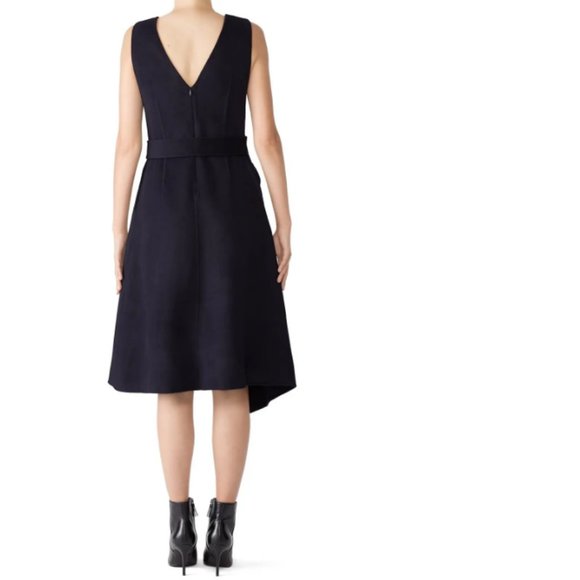 Goen.J Wool Pocket Wrap Dress - Picture 2 of 13